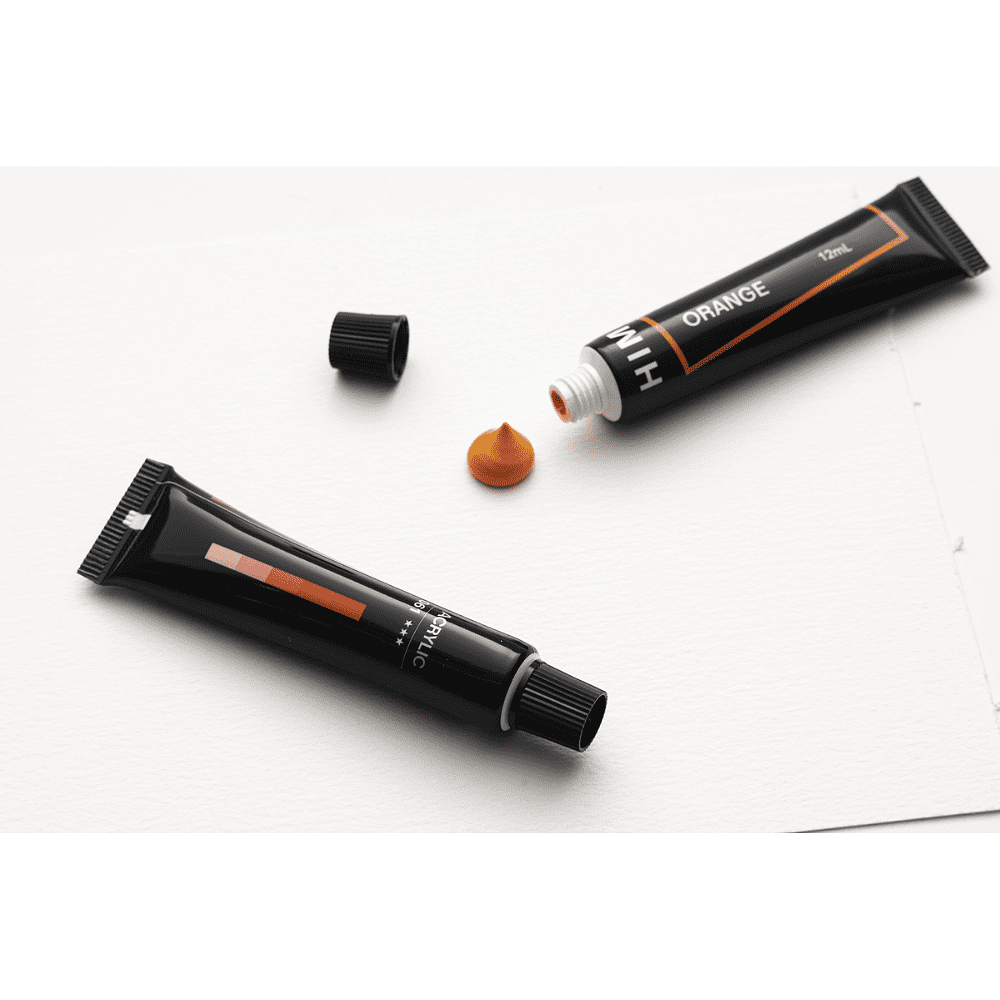 Краски акриловые "Himi.New vision", 18 цветов, тубы - 8