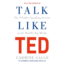 Книга на английском языке "Talk Like TED: The 9 Public Speaking Secrets of the World`s Top Minds", Carmine Gallo