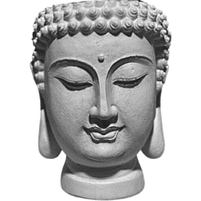 Гипсовая модель "Кашпо Будда малый"