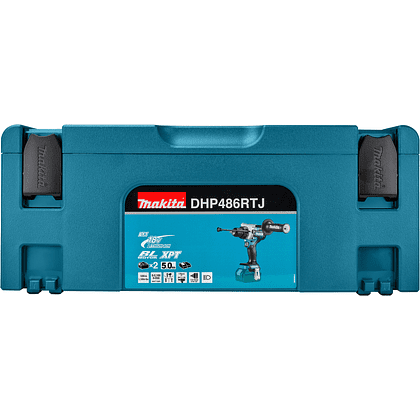 Дрель-шуруповерт аккумуляторная MAKITA DHP486RTJ, 18 В, 130 Нм, 5.0Ачx2, MakPac - 8