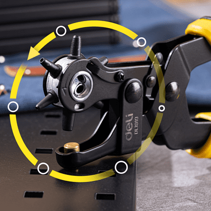 Пробойник Deli YS EDL1919, 240 мм, 2-4,5 мм, 2-х компонентные рукоятки - 3