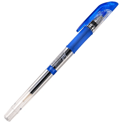 Ручка гелевая "Jell-Zone Standard", 0.5 мм, прозрачный, стерж. синий