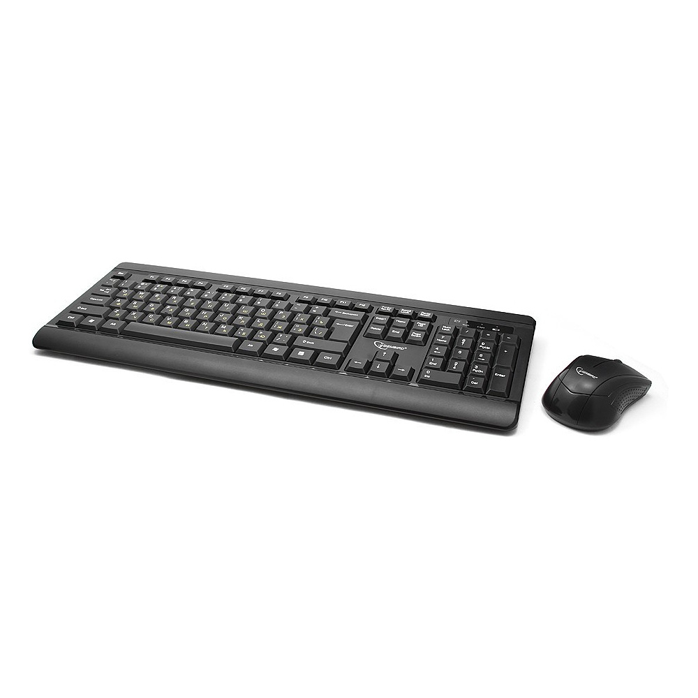Комплект "Gembird KBS-8001": клавиатура и мышь, черный - 2