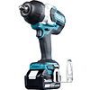 Аккумуляторный гайковерт MAKITA DTW1002RTJ, 18 В, 1050 Нм, 1/2", 5.0Ачx2, MakPac 3 - 6