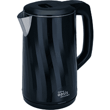 Электрочайник Oasis K-13PB, пластик, черный