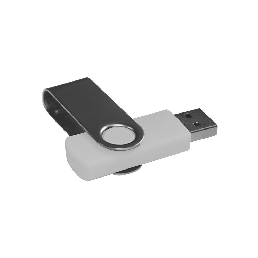 Карта памяти USB Flash 2.0 "Dot", 32 Gb, белый, серебристый - 3