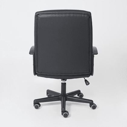 Компьютерное кресло "POLO", экокожа, пластик, черный - 5