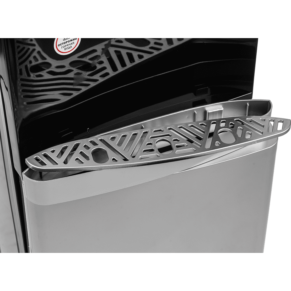 Кулер со шкафчиком Sundays "SL-805LB", серебристый, черный - 8