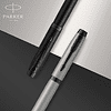Ручка перьевая Parker "IM Black Lacquer CT", M, металлическая, подарочная упаковка, черный, патрон черный - 6