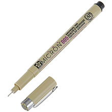 Ручка капиллярная "Pigma Micron", 0.2 мм, черный