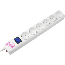 Сетевой фильтр Power Cube "SPG(5+1)-16B-5М", белый