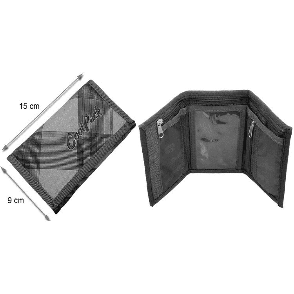 Кошелек "Sunny day", полиэстер, голубой, зеленый - 3