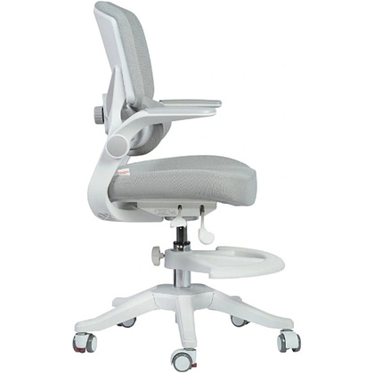 Кресло детское YOKA YC-10 Vally, сетчатая ткань, серый, пластик, белый - 3