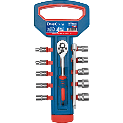 Набор торцевых головок 1/2" "DongCheng D034406", 12 шт