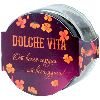 Чай Dolche vita "От всего сердца, от всей души", 50 г, черный