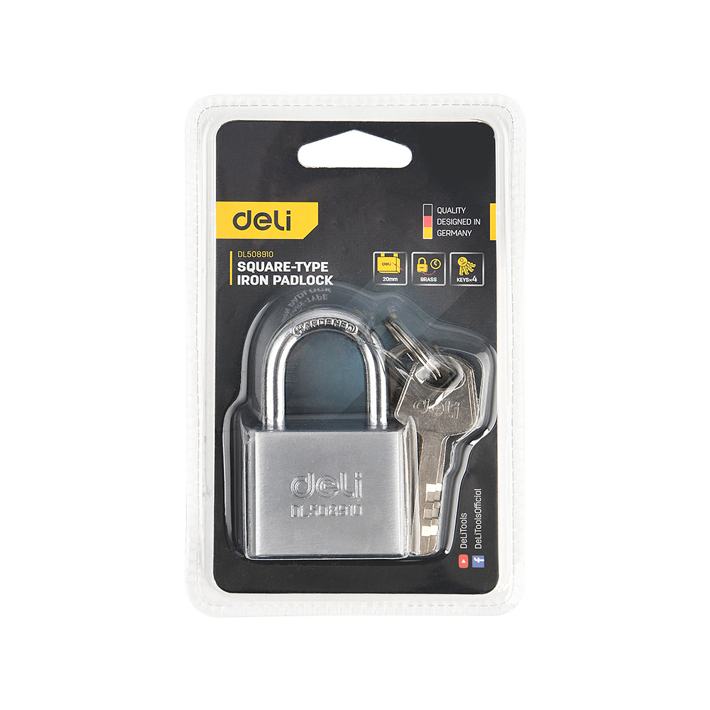 Замок навесной Deli "EDL508910", 40 мм - 3