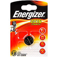 Батарейка литиевая дисковая Energizer "CR2016"