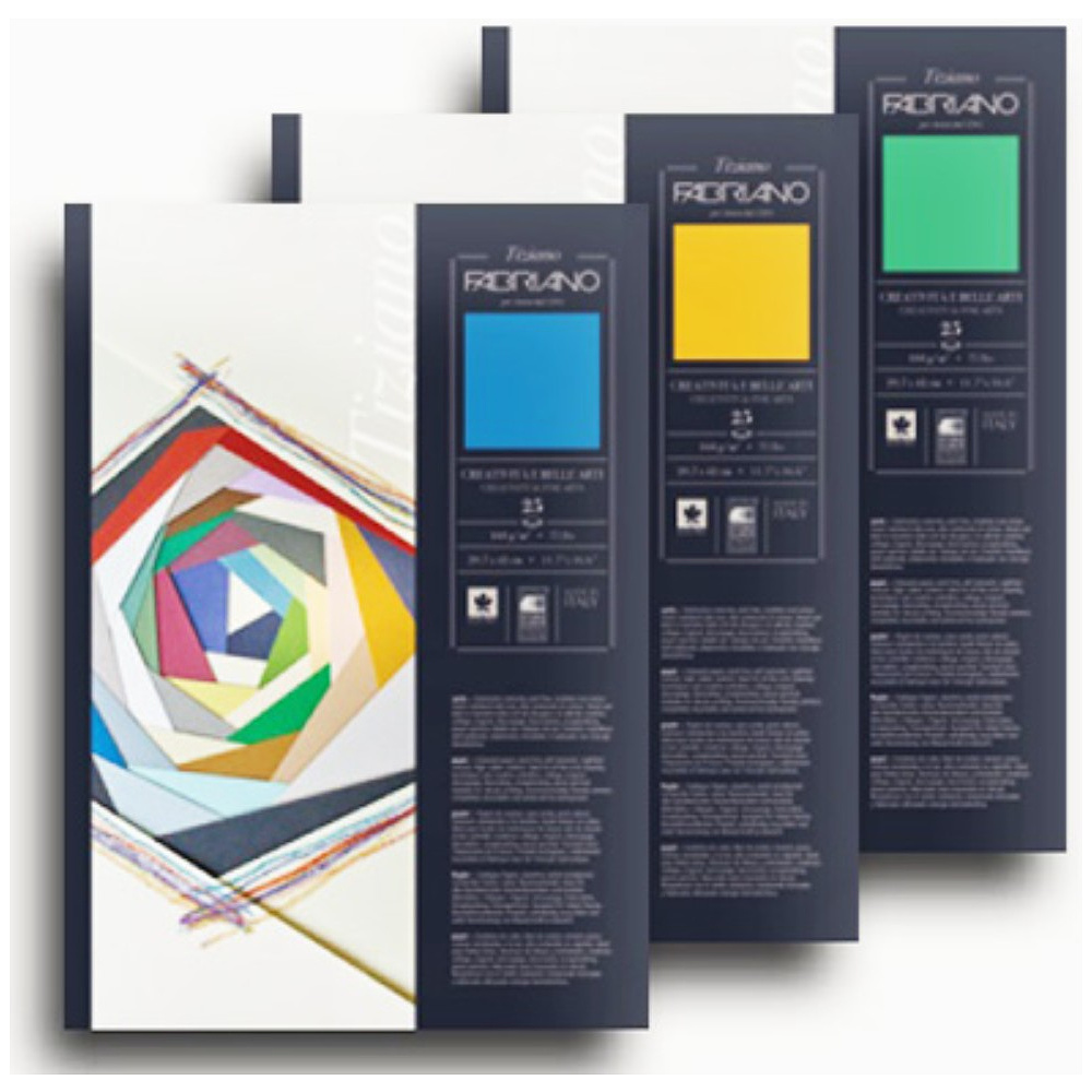 Бумага для пастели "Tiziano", А4, 160 г/м2, банановый - 2