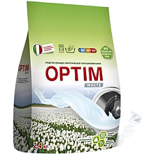 Порошок стиральный OPTIM WHITE, 2,4 кг, Универсал
