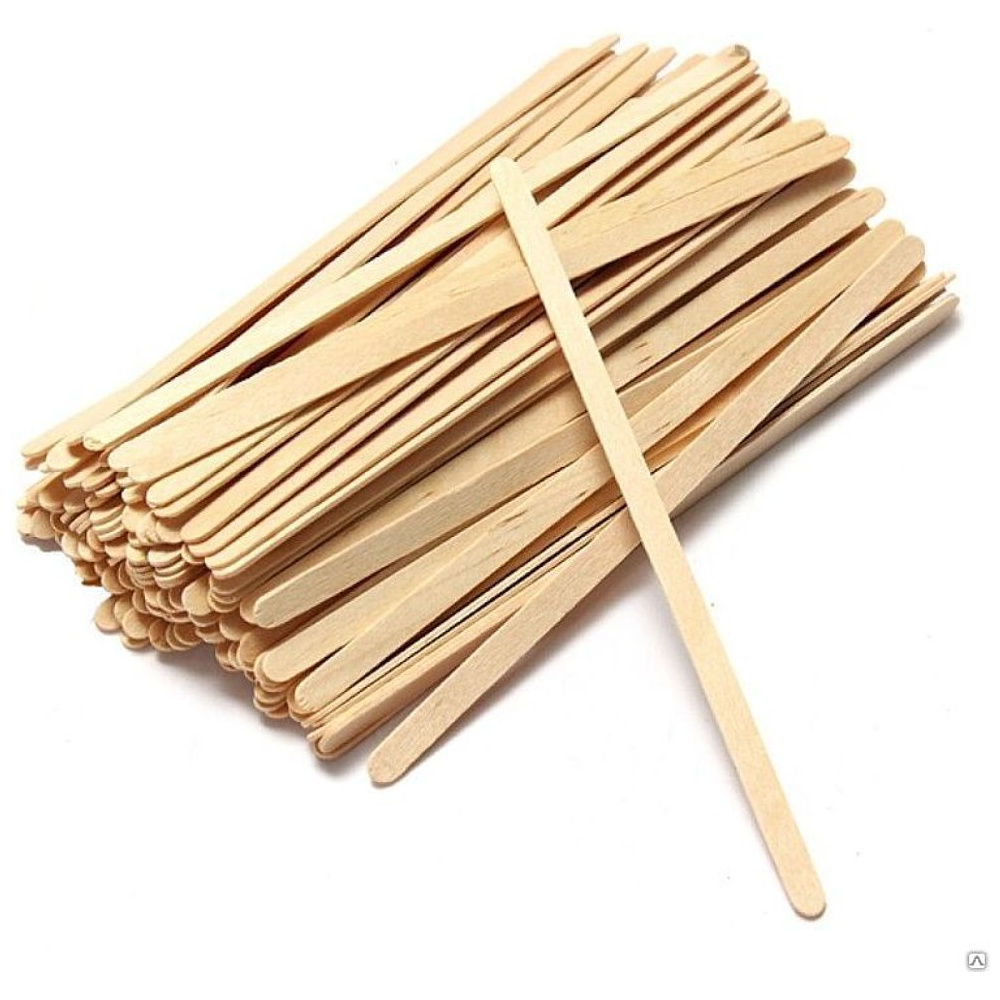 Размешиватель деревянный, 14 см, 1000шт/упак