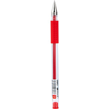 Ручка гелевая "Daily", 0.5 мм, прозрачный, стерж. красный