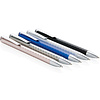Ручка шариковая автоматическая Xindao "X3.1", 1.0 мм, серый, серебристый, стерж. синий - 5
