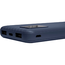 Внешний аккумулятор Power Bank "Wave 10", 10000 mAh, синий