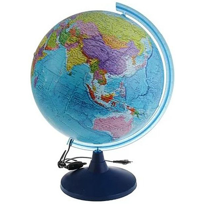 Глобус политический "Мир" с подсветкой, 40 см