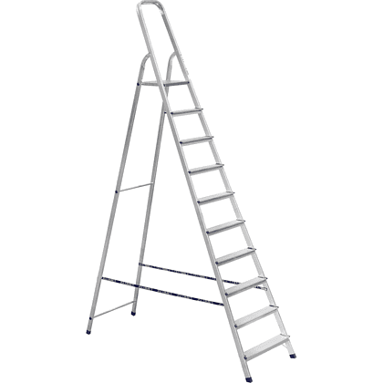 Стремянка алюминиевая бытовая "Алюмет" Ам710