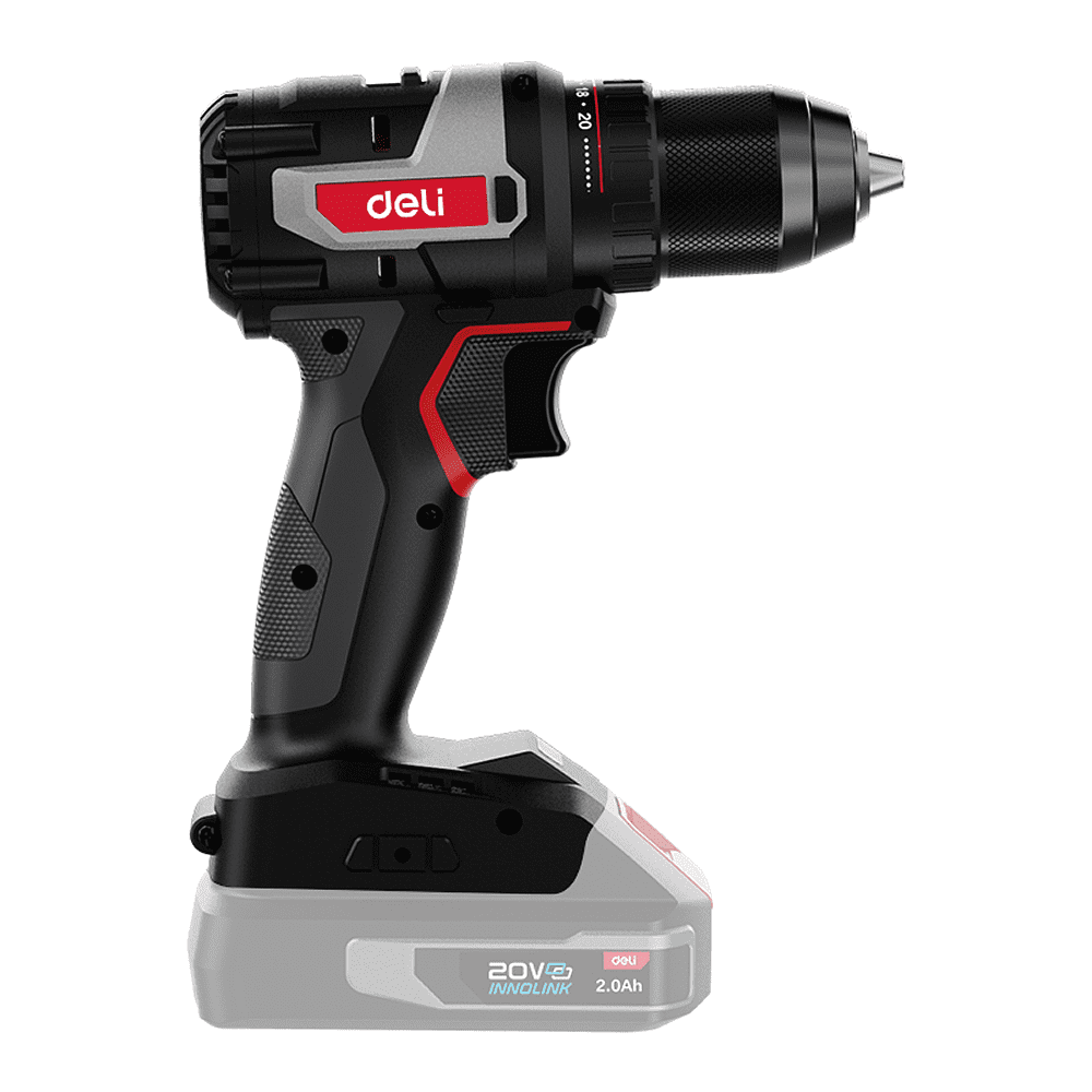 Аккумуляторная дрель-шуруповерт Deli RS EDE-DZ20-1, 20 В, 50 Нм, без АКБ и З/У, коробка - 4