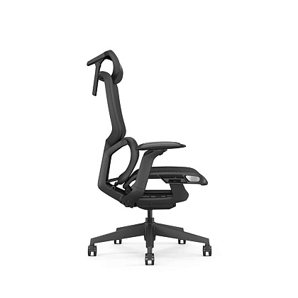 Кресло компьютерное SitZone E-JX-001А, сетка, пластик, черный - 3