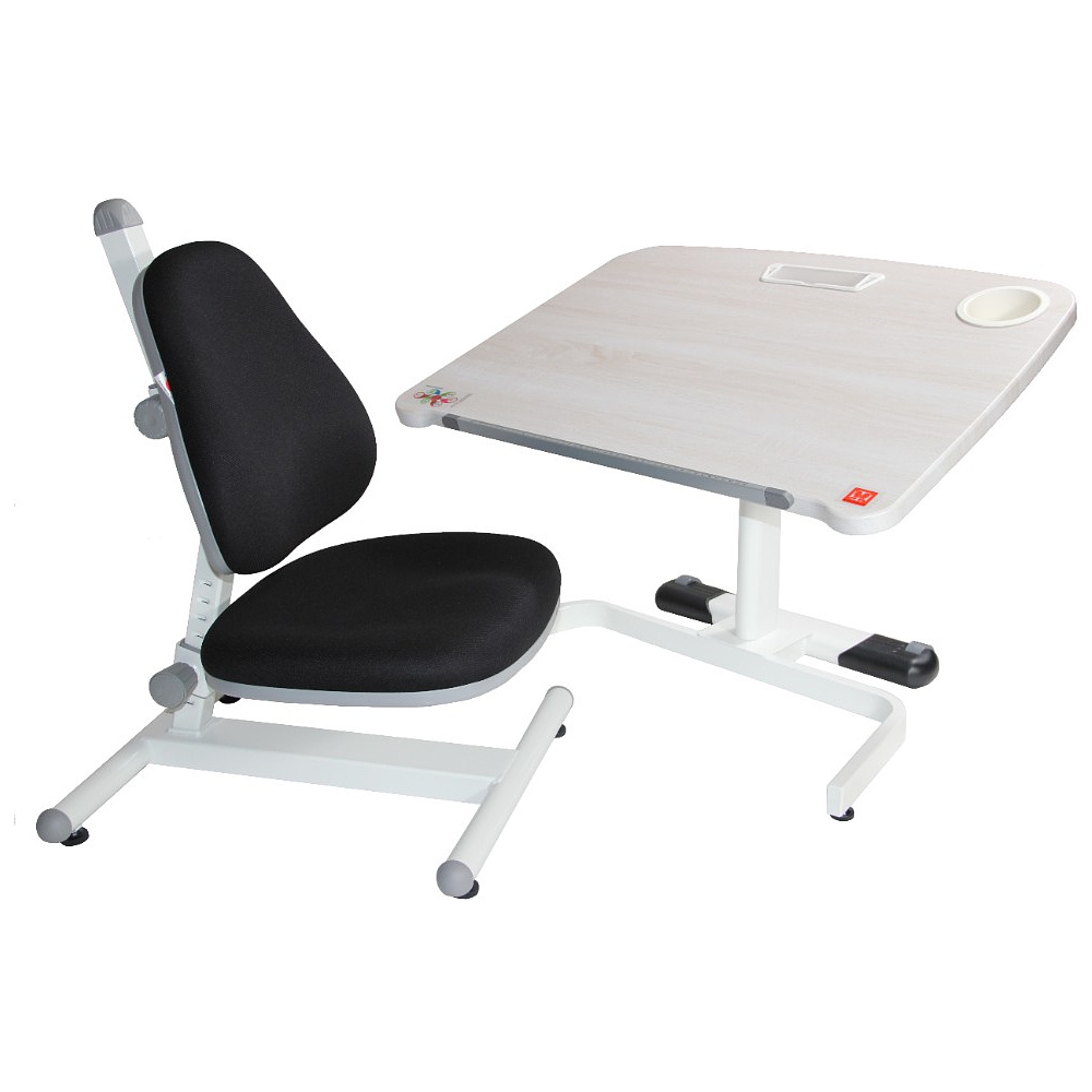 Кресло детское Comf-Pro Coco Chair, ткань, пластик, корпус белый, черный - 9