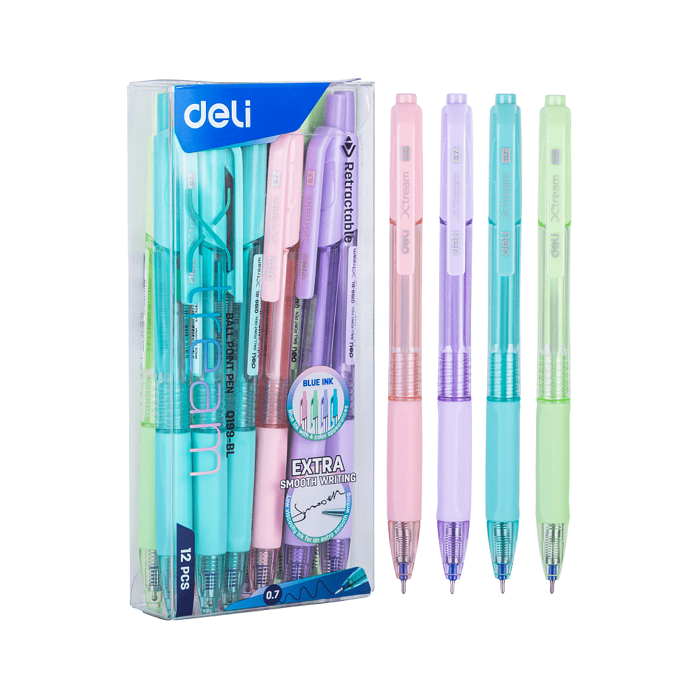 Ручка шариковая автоматическая "Extra", 0.7 мм, ассорти, стерж. синий - 2