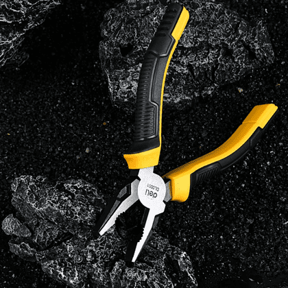 Плоскогубцы Deli YS EDL0001, 160 мм, 2-х компонентные рукоятки - 4