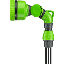 Распылитель телескопический Amigo Grande 79339, 2/4", серый, зеленый
