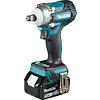 Аккумуляторный гайковерт MAKITA DTW300RTJ, 18 В, 330 Нм, 1/2", 5.0Ачx2, кейс - 4