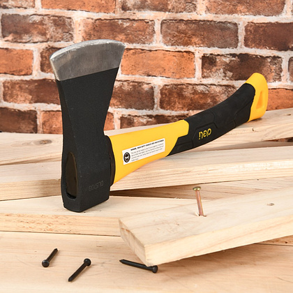 Топор Deli "EDL5709", 0.8 кг,  фиберглассовая рукоятка - 7