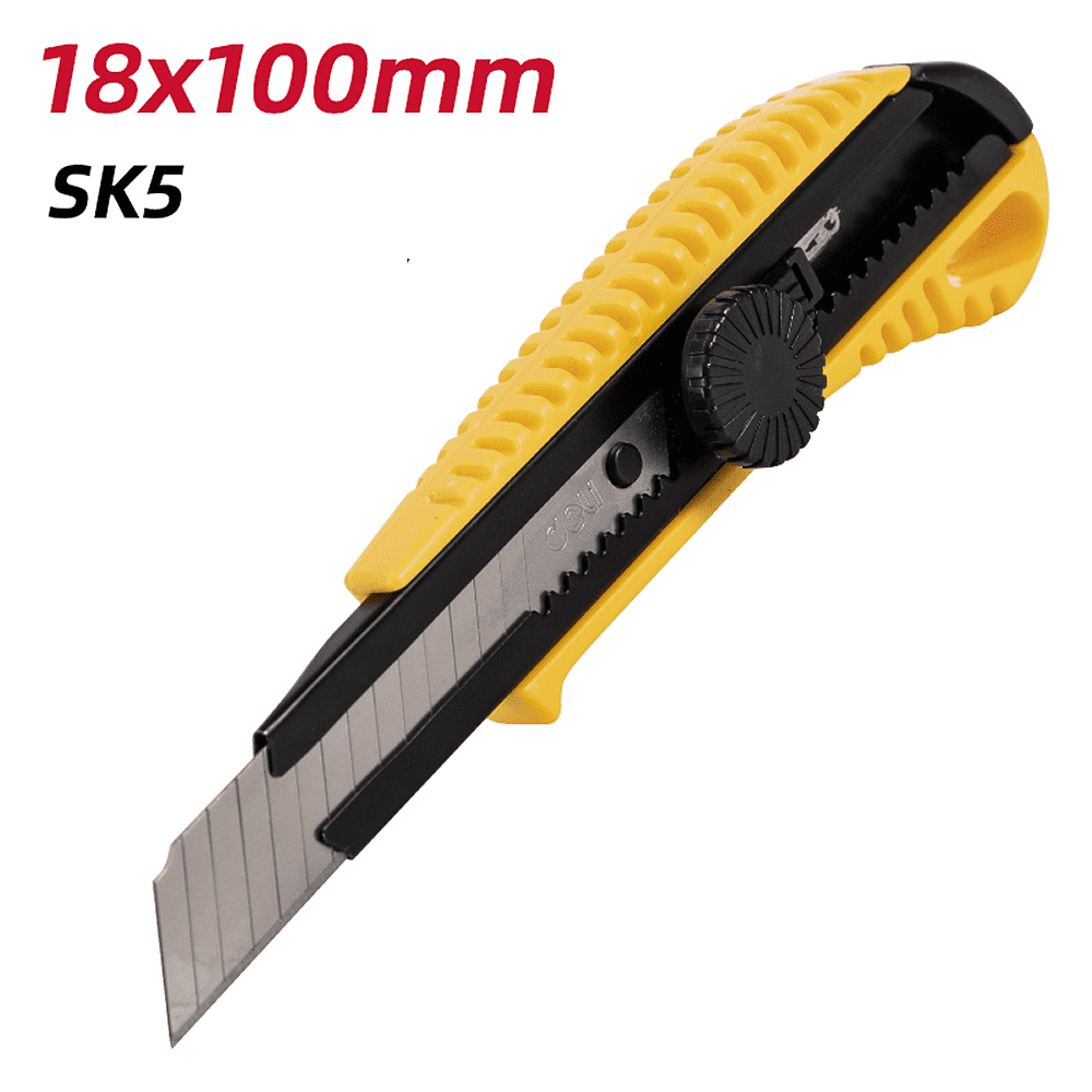 Нож универсальный "Deli DL003A", 18 мм, усиленный - 6