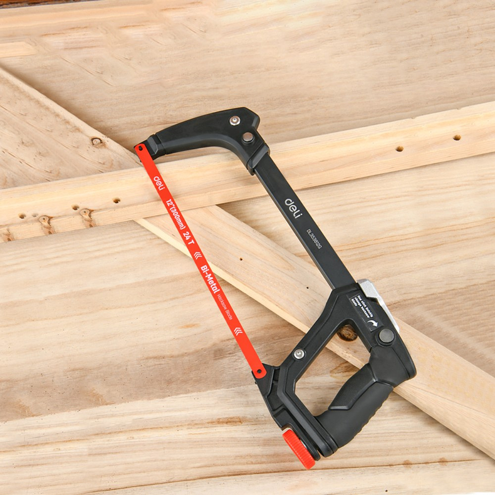 Ножовка Deli RS EDL353812G, по металлу, 300 мм, красный, черный - 3