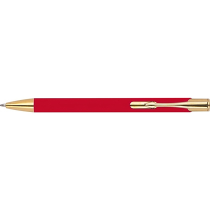 Ручка шариковая автоматическая "Glendale", 0.7 мм, красный, стерж. синий - 2
