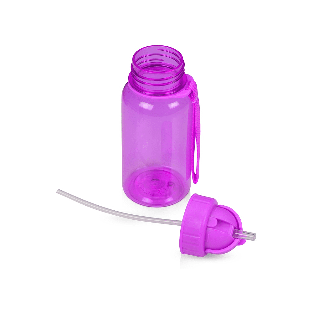 Бутылка для воды "Kidz", 500 мл, прозрачный, фиолетовый - 3