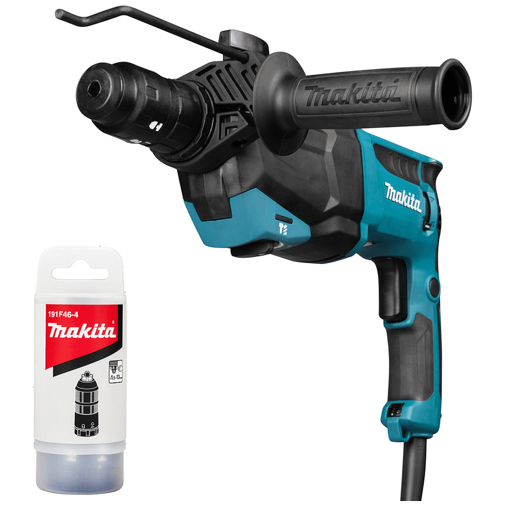 Перфоратор MAKITA HR2670FT, 800 Вт, 3.0 Дж, БЗП, SDS-plus - 3
