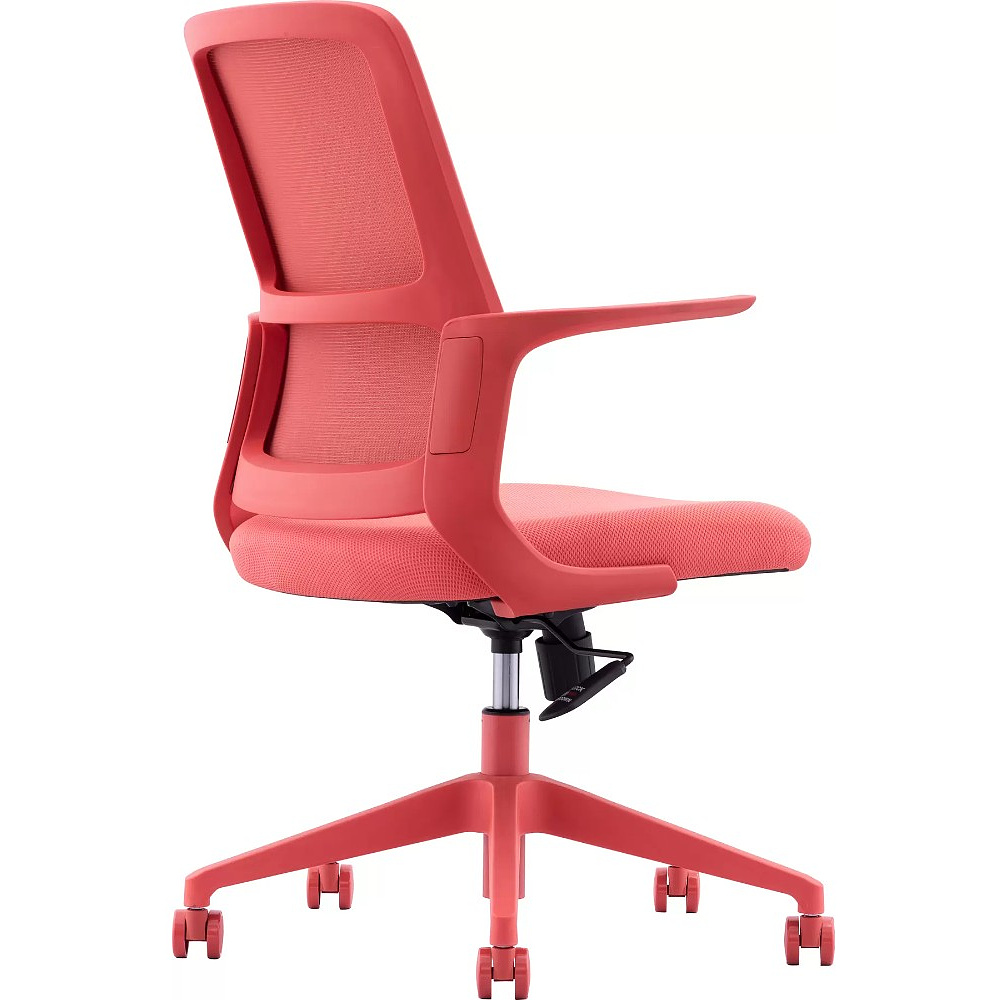 Кресло для персонала EVERPROF Elf, сетка, красный - 4
