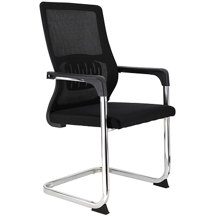 Кресло для посетителей EVERPROF EP-510 сетчатая ткань, черный