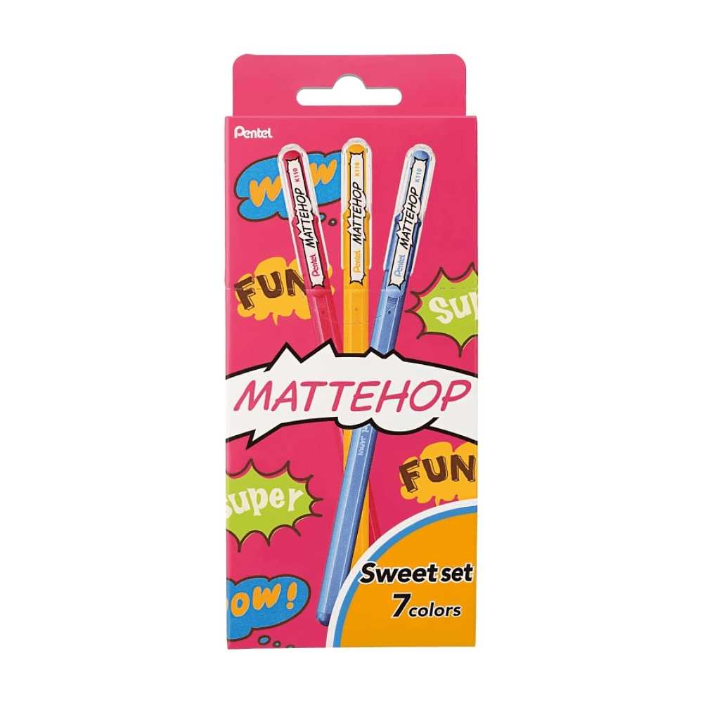 Набор ручек гелевых Mattehop "Sweet Set", 0.5 мм, ассорти, 7 шт