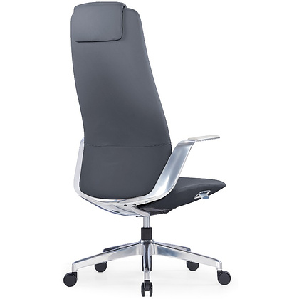 Кресло для руководителя SitZone CH-515A, кожа, алюминий, черный, -30% - 4