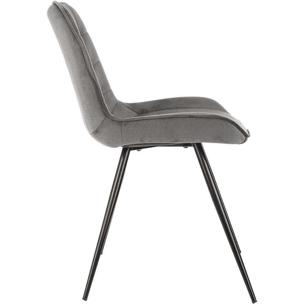 Стул Бюрократ "CH-K2", ткань, темно-серый, металл - 4