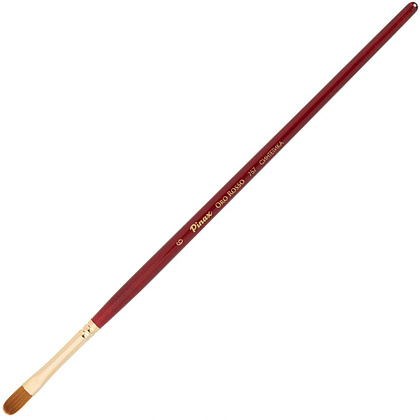 Кисть для рисования "Pinax ORO ROSSO", синтетика, плоскоовальная, №6