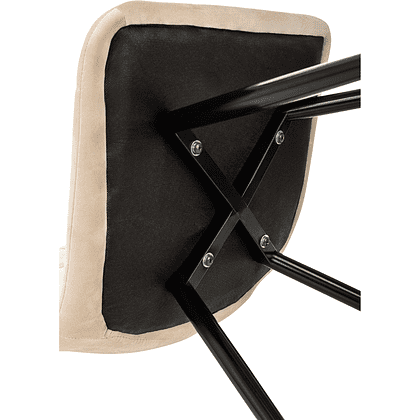 Стул Бюрократ "CH-K1_4", ткань, бежевый, металл, комплект 4 штуки - 8