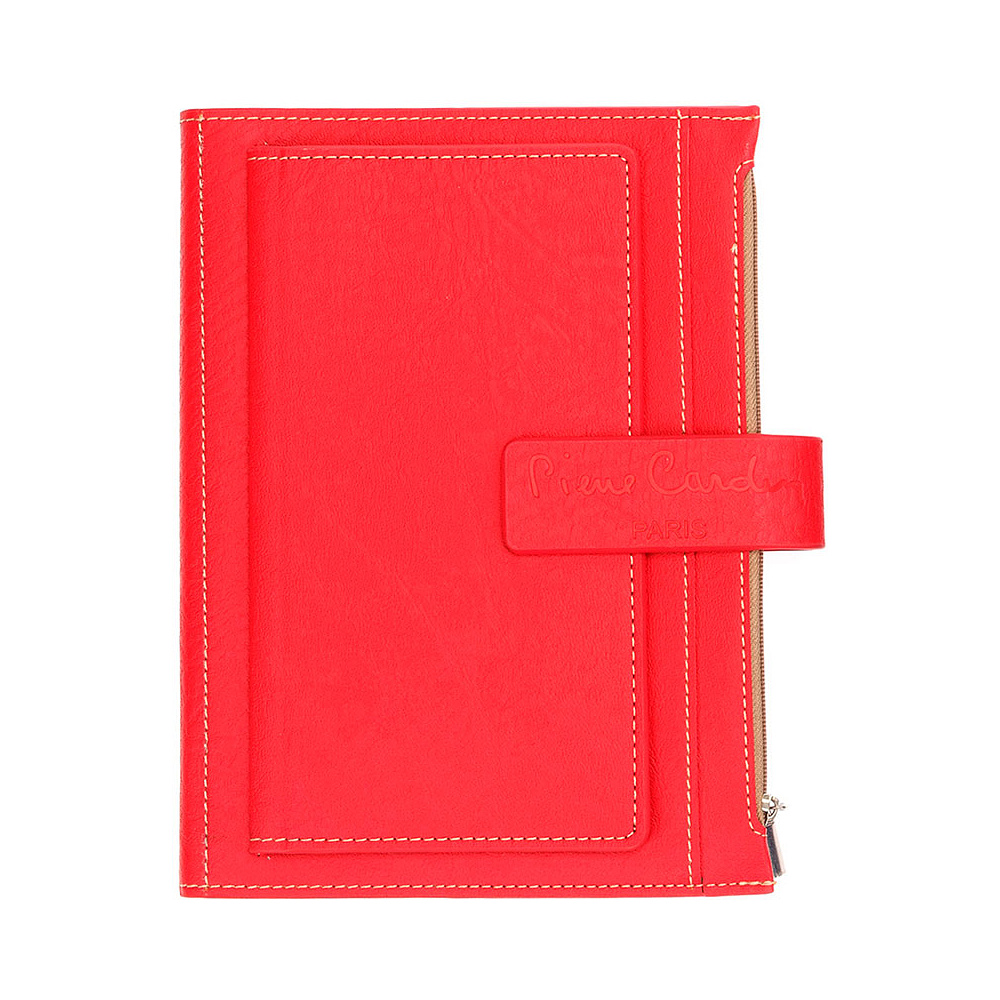 Книга записная "Pierre Cardin", А5, 256 листов, линованный, красный
